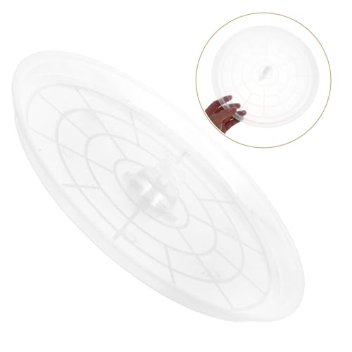 VANZACK 2Pcs Transparent Bird Cage Tray Easy to Clean Parrot Poop Holder Replacement for Bird Litter Fits Various Models Durable Sturdy Bird Cage Accessories