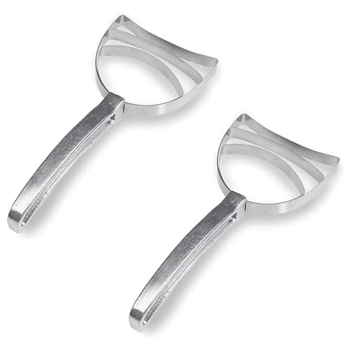 Stainless Steel Meat Bone Dust Scraper Tool, 2 Pack for Kitchen | Stainless steel blade for meat prep, Ergonomic grip for comfort, Removes bone dust & residue, Great for cooks & butchers. - size: 2 Pack
