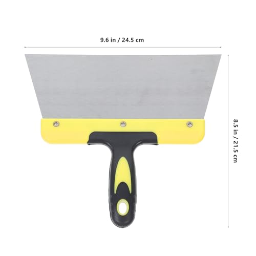Toyvian Large Stainless Steel Bird Droppings Scraper Durable Bird Poop Cleaner Tool Handle for Efficient Cleaning for Bird Cages and Surfaces Reliable Design