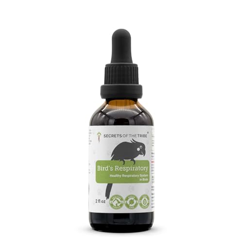 Birds Respiratory | Natural Herbal Dietary Pet Supplement for Birds | Healthy Respiratory System Support | Alcohol-Free Extract, Horehound, Linden, Peppermint, Elder Flowers, Fennel 2 oz - style: Respiratory
