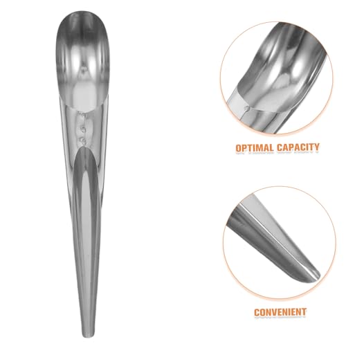 BESPORTBLE Stainless Steel Bird Feeder Filler Scoop Parrot Food Filling Scoop Tool Bird Feed for Indoor Outdoor Use 8.07 in Feeding Accessory for Easy Food Refills