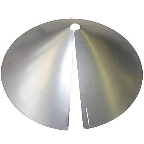 Wrap-Around Cone Squirrel Baffle - Made in USA - Galvanized