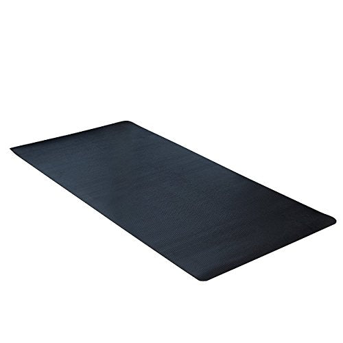 Indoor/Outdoor Rubber Scraper Mat, 36 in. x 6﻿ ft., Black - size: 72"L x 36"W x 0.1"Th