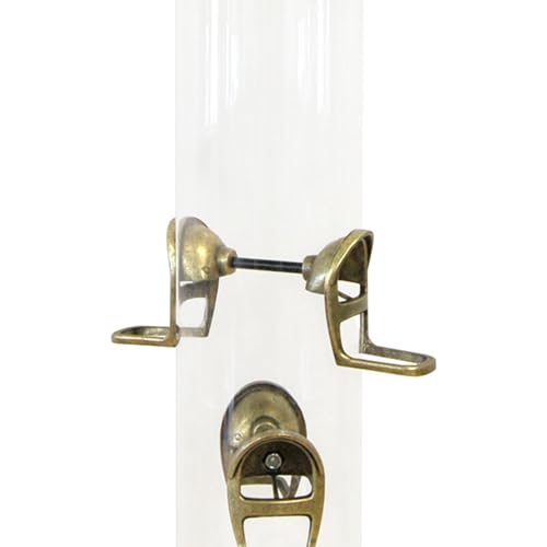 Aspects 420 Antique Brass Quick Clean Big Tube Feeder, Large, Brown/A