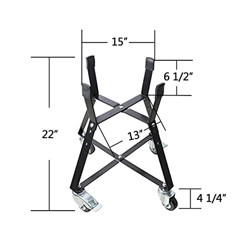 Dracarys Rolling Cart for Small Big Green Egg Nest Accessories,Green Egg Nest Stand Small Rolling Nest with Heavy Duty Locking Caster Wheels Powder Coated Steel - size: Small(S)