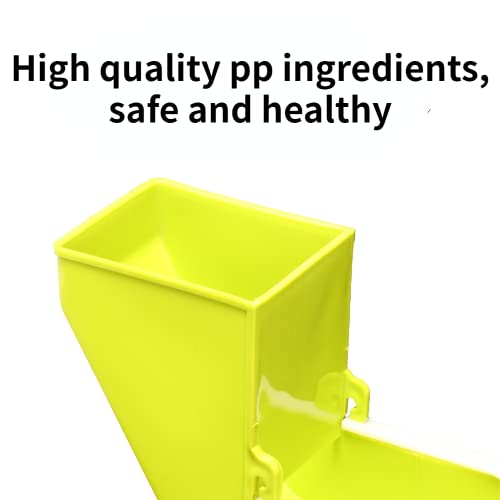 Bird Cage Feeder Tipping, Parrot Food Container Feeding Station Foraging Cage Accessories Suitable for Parrot Cockatoo Canary Lovebird