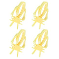 Parrot Fruit Vegetables Clip Feeder With Stable Cage Mount Durability For Bird Snacks - color: Yellow