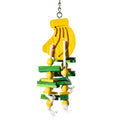Bird Toys Parrot Toys, Fruit Foraging Shredder Hanging Chew Toy, Wood Bird Cage Accessories for Parakeets, Cockatiels, Lovebirds, Budgies, Parrotlets (Yellow Banana) - color: Yellow Banana