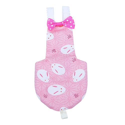 QBLEEV Bird Diaper Flight Suite, Reusable Parrot Nappy Cockatiel Clothes | Soft & waterproof inner layer, cute pigeon pants urine wet suit costume for conure macaw african budgies sun parakeet - color: Rabbit, size: L