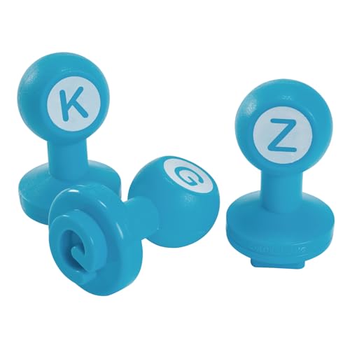 Colorations Alphabet Dough Stampers, 26 Uppercase Letter Stamps | For Toddlers & Preschoolers, Learn ABCs & Spelling, Play Dough Creative Play for Classrooms, Daycare, School & Homeschool