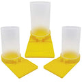ROYHOO 3 Pack Beehive Beekeeping Water Dispenser Bee Drinking Beekeeping Equipment Honey Beehive Entrance Feeder Nest Beekeeper Tools