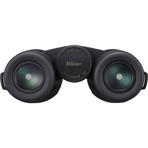 NIKON Monarch M5 Binoculars | Waterproof Fogproof ED Glass Optics with Dielectric Prism Coating | Bright High-Resolution Outdoor Binoculars for Birdwatching, Hiking & Wildlife, 8x42 | Long Eye Relief, waterproof, fogproof, ED Glass, rubber-Armored Binocul