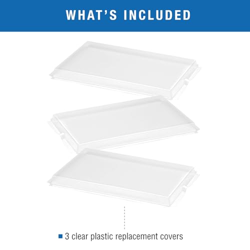 Brinsea Clear Plastic Covers for EcoGlow Safety 1200 Chick Brooder, 3 Pack | Authentic Brinsea plastic replacement cover for EcoGlow Safety 1200 chick brooders (model USHD612C) to make cleaning easier - style: EcoGlow Safety 1200