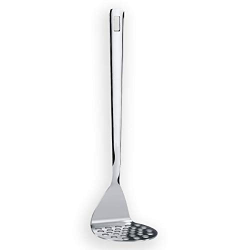 Stainless Steel Potato Masher, Berglander Heavy Duty Metal Potato Ricer, Food Masher Utensil Hand Masher, Vegetables Fruits Versatile Masher, Heat Resistant, Dishwasher Safe, Easy to Clean - size: I. Potato Masher