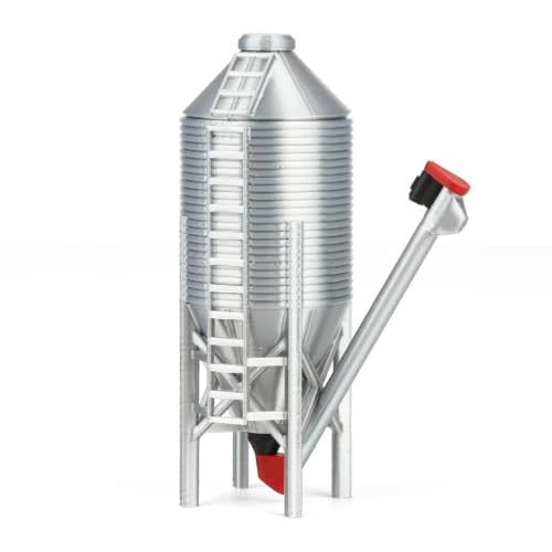 REVD 1/64 10-Ton Feed Bin with Auger & Flex Auger Attachments Toys, 3D Printed, RVD1031