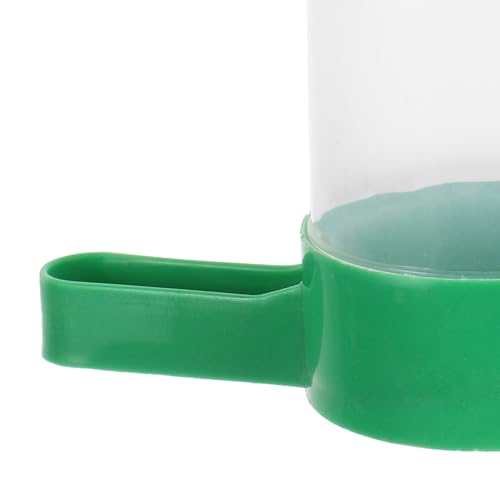 SUPVOX Automatic Poultry Feeder and Waterer for Chicks and Quail - Space-Saving Easy to Clean Plastic Feeder and Drinker 4.5 X 3.2 X 1.6 Inches
