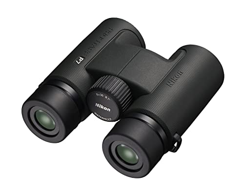 Nikon PROSTAFF P7 8x30 Binocular | Waterproof, fogproof, rubber-armored compact Binocular, oil & water repellent coating & locking diopter | Official Nikon USA Model | 8.7 Degree Angle of View, waterproof down to 3, long eye relief Lead and arsenic-free e