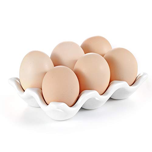 Cup Egg Tray Holder (White) - color: White