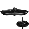 21'' Plastic Bird Seed Catcher Tray for 1'' Outdoor Pole Feeders, Removable Bird Seed Catcher Tray for Hummingbird Bee Feeders Outdoors, Backyard, Garden, Not Included Pole