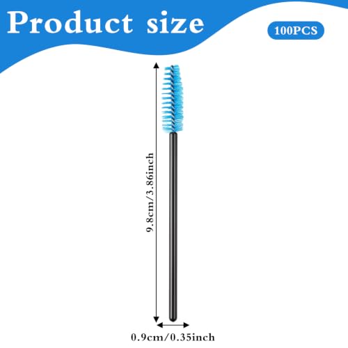 100PCS Hummingbird Feeder Cleaning Brushes, Bendable Brushes(Blue) | Tiny Cleaning Brushes for Hummingbird Feeder, Versatile Cleaning Brushes for Outdoor Water Bottles Tubes Bird Feeders - color: Blue
