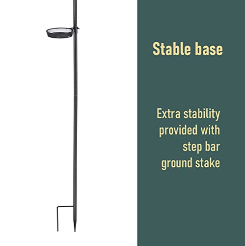 North States Bird 1862 Ultimate Station Birdfeeder, Black