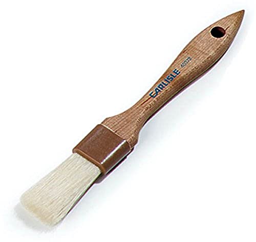 SPARTA Kitchen Basting Brush – 4037200 Basting Brush for Cooking Flat Boar Bristle Brush, Hardwood Handle for Kitchens, Restaurants, Catering, High Heat Food Prep, 1in - size: 8.25" x 1" (Pack of 1)