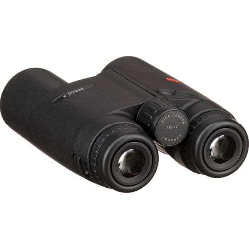 LEICA Geovid R Gen 2022 Compact Lightweight Hunting Bird Watching Rangefinder Binoculars with Carrying Strap Incuded, 10x42 - size: 10x42