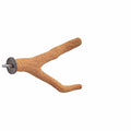 Super Bird Creations SB1148 Sure-Grip Grooming Y-Perch Small, Small/Medium Bird Size - Enriches Beak and Foot Health - Ideal for Parrotlets Parakeets Quakers - Small Bird Size, 3/4" diam x 8" (Small)