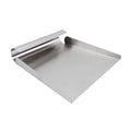5.9 Inch Stainless Steel Food Scooper, Cutting-board Scraper | One-Piece Metal Ice Scooper, Cast Square Food Scoop with Sides, Flour Utility Scoop with Multi-Purpose Use, Silver