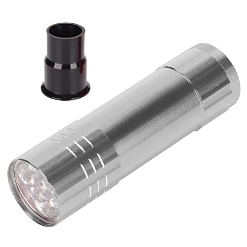 Egg Candler for Chicken Eggs LED Incubator Light Candling Checker Lamp fit for Quail Goose Duck Canary Dark Egg Fertility Tester Silver - color: Silver