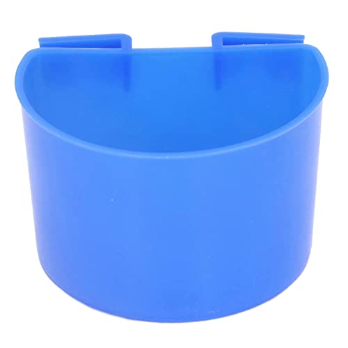 aqxreight Bird Food Bowl 20 Pack Plastic Feeder Cups Birdcage and Food Dispenser Set for Pigeons Small Birds Easy to Install Feeding Trough