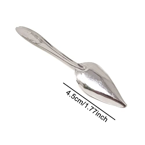Honbay 4PCS Stainless Steel Bird Feeder Spoons Parrot Feeding Scoops Hand Feeding Spoons for Parrot