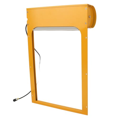 Chicken Coop Door Timing Mode Manual Mode Rugged LED Display Controller Auto Chicken House Door for Ducks Geese (US Plug) - color: Yellow