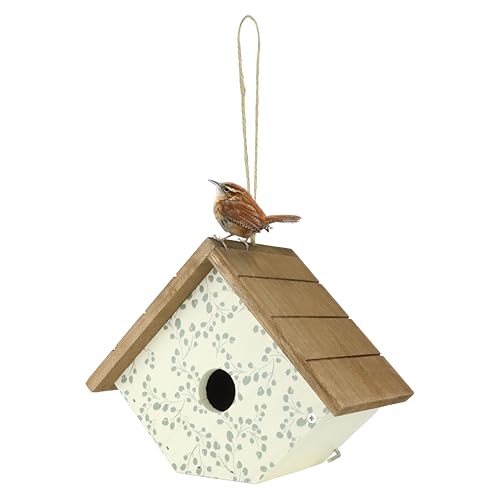 Wild Wings Decorative Wren House Ivy Perch, White - style: Ivy Perch