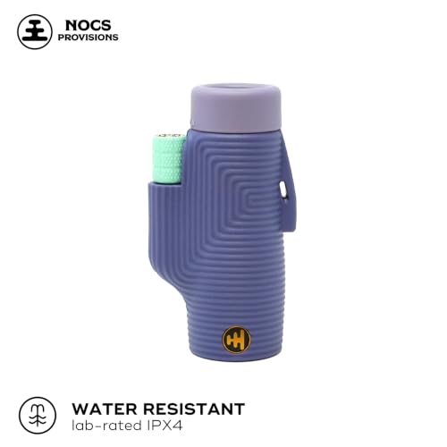 Nocs Provisions Zoom Tube 8x32 Monocular, Bird Watching & Backpacking | 8X Magnification Telescope, Bak4 Prism, Wide Field of View for Wildlife Viewing - color: Frost Purple