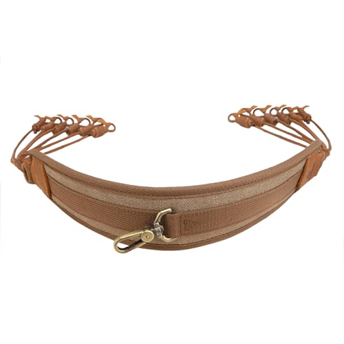 WAYNE'S DOG Canvas Bird Game Carrier, Waterfowl Dove Small Animal Game Carrier Hanger Tote Shooting Accessories (Brown) - color: Brown
