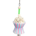 1561 Tutu Chew - Handcrafted Foraging Bird cage Toy, Natural sola Wood Balls, Bakery Grade Cup Cake Cups, Delightful pet Enticing Design, Great for Small to Med Size Birds, Budgie Cockatiel Finch - size: Single Tutu