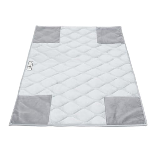Paw Inspired PopCorner Washable Fleece Cage Liners, C&C 2x3, Light Gray | Reinforced Corners, Super Absorbent Mat, Bedding, Waterproof Bottom, Guinea Pigs, Ferrets, Rabbits, Hamsters, Small Animals - color: Light Gray, size: C&C 2X3
