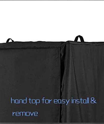 Universal Bird Cage Cover Black Good Night Blackout Birdcage Cover | Durable Breathable Washable Material, Create Quiet Environmente