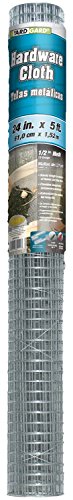 YARDGARD 308221B Hardare Cloth 24" x 5 Foot, Silver, Color - Galvanized - size: 24 Inches x 5 Feet