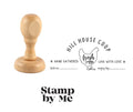 Stamp by Me | Egg Cartons Stamp | Personalized Eggs Carton Stamps | Chicken Eggs Stamper | Custom Wooden Rubber Stamp | Self-Inking Labels | Farm Stampers | Black Ink | Mini, Medium or Big Stamping