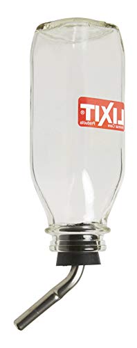 Lixit Glass Tube Water Bottle for Birds, Dogs, and Small Pets, Medium Tube, 16 Oz - size: 16 oz Medium Tube