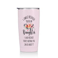Daughter Gifts from Mom 20 oz Tumbler, Christmas Birthday Gift, Rose Quartz - color: Multi 1469