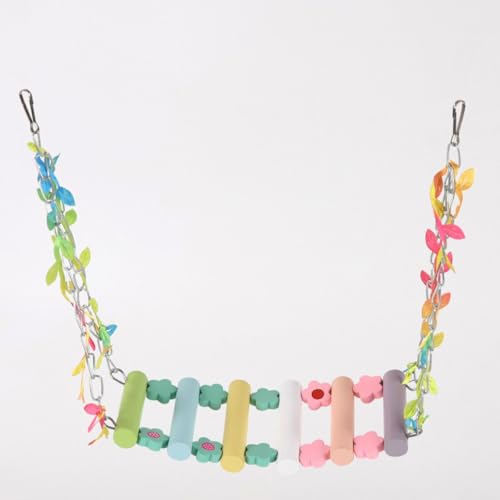 Bird Swing for Cage Branch Swing Suspending Parrot Toy Household Bird Toy Bite-Resisting Parrot Toy for Lovebird Conure Budgie Quaker Suspending Toy