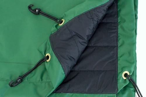 Omlet Extreme Temperature Blanket for Eglu Cube Chicken Coop | Easy to Fit, Bungees Included | Keep Your Chickens Warm and Protected from the Worst that the Weather Can Throw at Them | Green