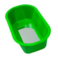 1424 Bath Mirror Toy Cockatiel Parakeet Finch Parrot Small cage tub Budgie birdbath Accessories Birdcage Aviary Water Seed Bathtub Supplies - color: Green