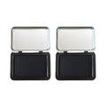 2 PCS Egg Date Marking Stamp Ink Pad, 2.95 x 2.16 inches, for Fresh Eggs (Black) - color: 2 Black