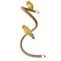 Bird Rope Perch, 100cm/39.3in Cotton Rope Spiral Toys Bird Bungee Rope Perches Parakeet Toys for Cockatiels Conures Lovebirds Finches