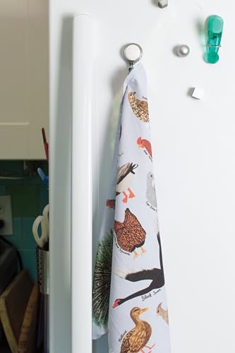 The Unemployed Philosophers Guild Fowl Towel - 100% Cotton Bird Themed Novelty Kitchen Dish Towel Featuring Ducks, Chickens, Swans, and More, 18" x 25.5"