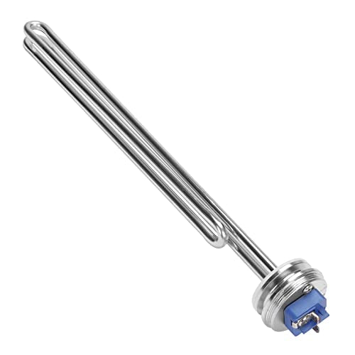 DERNORD 1.5" Inch (OD50.5mm) Tri-clamp Foldback Heating Element Stainless Steel Immersion Water Heater (240v 6500w) - size: 240V 6500W